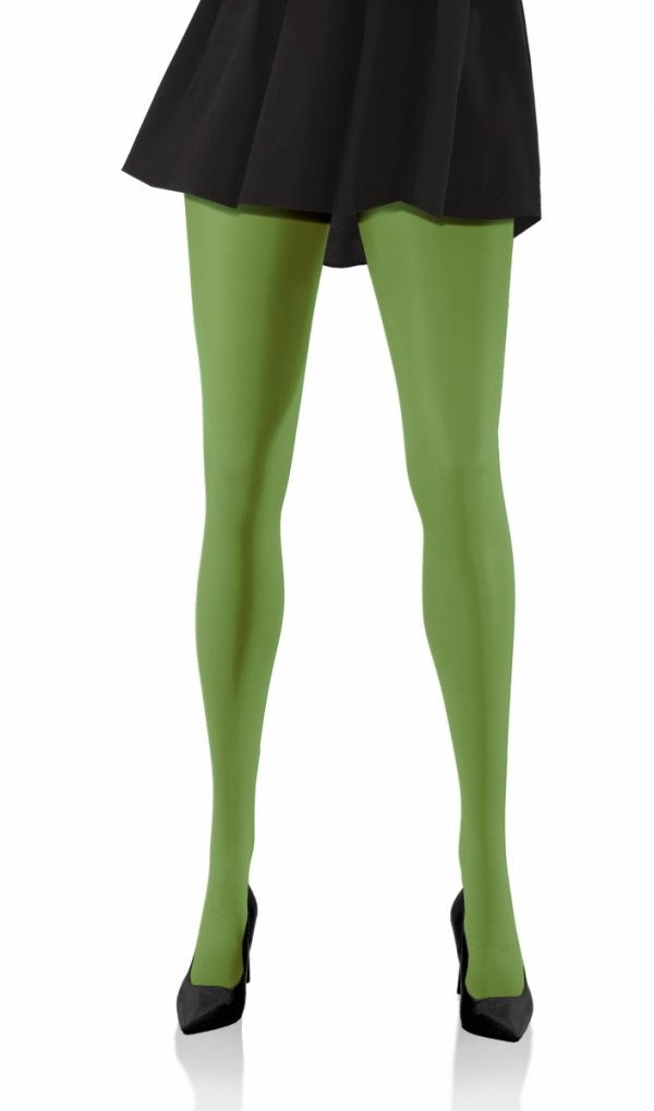 Sesto Senso Hiver 40 DEN Punčochové kalhoty světle zelené