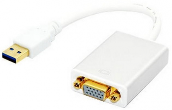Adapter TECHLY USB 3.0 (wtyk) - VGA (gniazdo) USB - VGA 306950