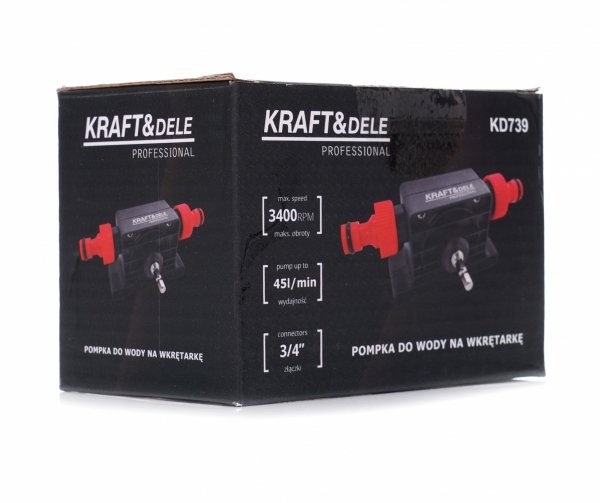 Pompa do wody na wkrętarkę  45l / min / 3/4&quot; KD739