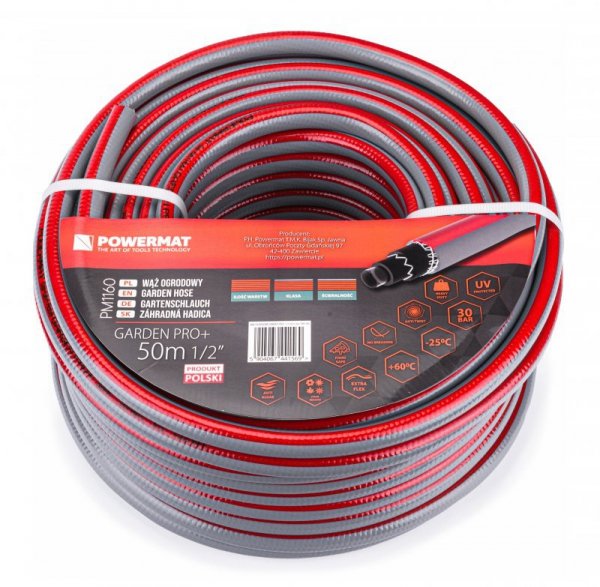 WĄŻ OGRODOWY GARDEN PRO+ 1/2&quot; 50M