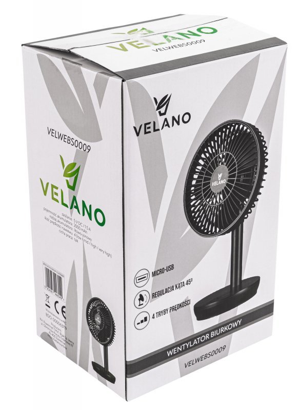 Wentylator biurkowy Velano VELWEBS0009