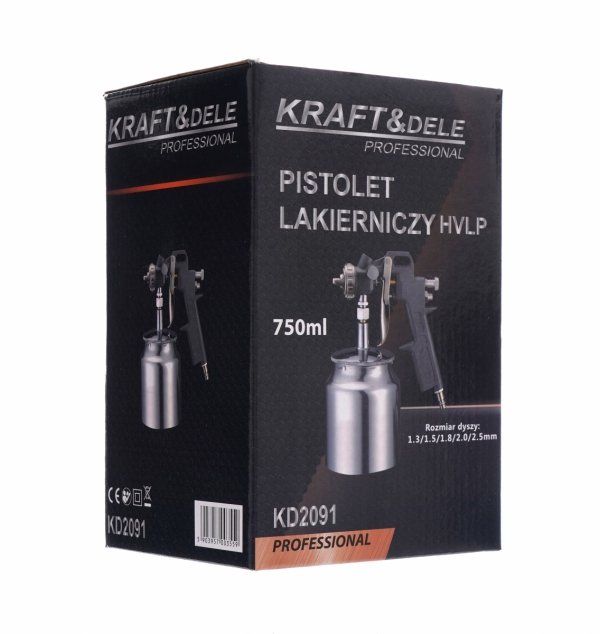 Pistolet lakierniczy HVLP 750ml KD2091