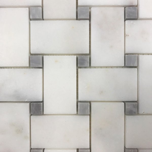 Marmur Afyon White &amp; Nordic Grey