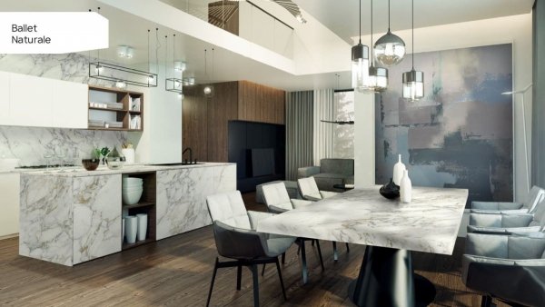 Spiek kwarcowy Ballet, wykończenie naturale, grubość 2 cm