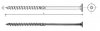 WKRĘT DO DREWNA Z ŁBEM STOŻKOWYM NA TORX 6*280MM T30