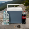 Lodówka samochodowa elektryczna 24L KAMAI ICEGO, zasilanie 12-230V, niebieska