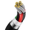 Kabel przewód Superior Series USB-A - USB-C 100W 1m - czarny