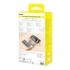 Powerbank Free2Pull 10000mAh 30W z portem USB-C i rozwijanym kablem USB-C - szary
