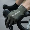 Rękawiczki rowerowe amortyzujące pełne rozmiar L - zielone