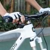 Rękawiczki kolarskie rowerowe MTB rozmiar S - biało-czarne