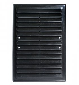 KRATKA SKOŚNA PLASTIKOWA 14*21CM CZARNA