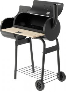 GRILL WĘGLOWY Z WĘDZARNIĄ, RUSZT 60*30CM