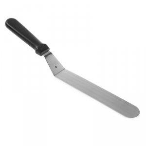 Szpatuła grillowa kątowa wąska ze stali nierdzewnej 254mm - Hendi 855683