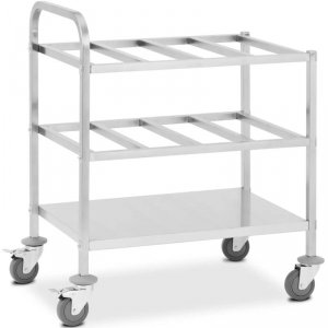 Wózek kelnerski transportowy na 24 pojemniki GN 1/6 do 450 kg