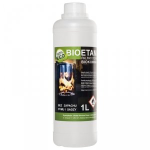 Bioalkohol bioetanol BIO paliwo do biokominka 1L