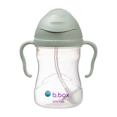 Bidon ze słomką 240ml szałwiow