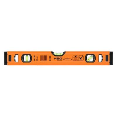 POZIOMICA ALUMINIOWA S300 3 LIBELLE 40CM.