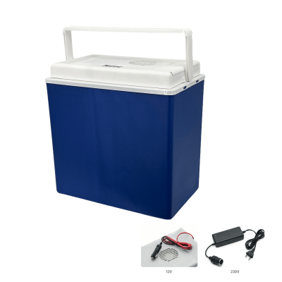 Lodówka samochodowa elektryczna 24L KAMAI ICEGO, zasilanie 12-230V, niebieska