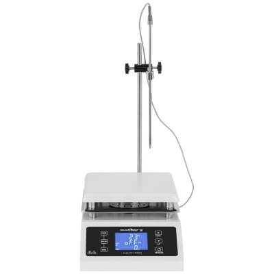 Mieszadło magnetyczne laboratoryjne + stojak z uchwytem timer  350deg;C 2000 obr./min