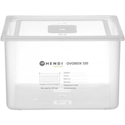 Pojemnik na jajka 8 tacek na 120 jaj OVOBOX 18 l 355 x 325 x 200 mm