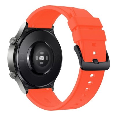 Pasek silikonowy do zegarka Huawei Watch GT 2/3/4/2 Pro/3 Pro/4 Pro/GT 2e 46mm - pomarańczowy