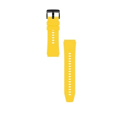 Pasek silikonowy do zegarka Huawei Watch GT 2/3/4/2 Pro/3 Pro/4 Pro/GT 2e 46mm - żółty