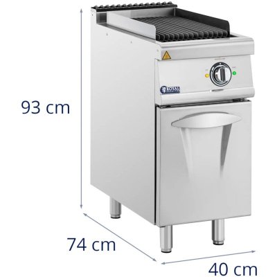 Grill lawowy elektryczny Pro 730 50-300 C 400 V 4.05 W