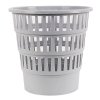 KOSZ NA ŚMIECI 16L OFFICE PRODUCTS SZARY PLASTIK AŻUROWY