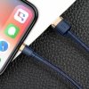 KABEL USB LIGHTNING BASEUS CAFULE 1.5A 2M (ZŁOTO-GRANATOWY)