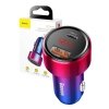 Ładowarka samochodowa Baseus Magic USB + USB-C QC 4.0  PD 45W (czerwono-niebieska)