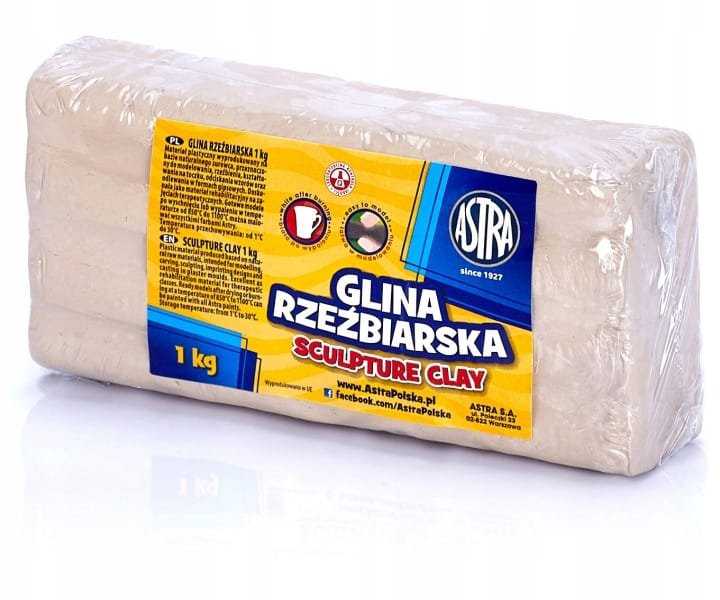 GLINA RZEŹBIASKA MODELOWANA - ASTRA 1 kg