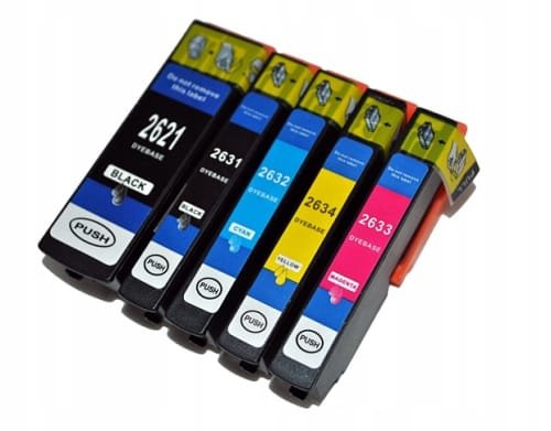 5x TUSZE EPSON Expression Premium XP-600 XP-605