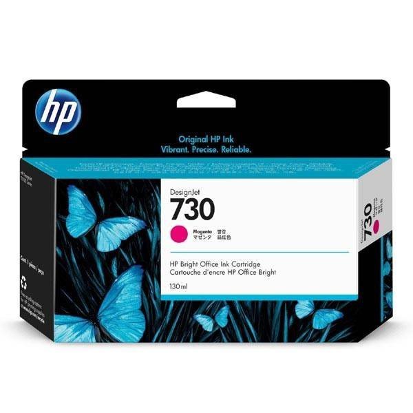 HP ORYGINALNY INK / TUSZ P2V63A, HP 730, MAGENTA, 130ML, HP HP DESIGNJET T1600 SERIES,1700 SERIES,2600 SERIES