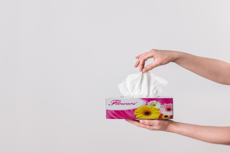 CHUSTECZKI UNIWERSALNE DWUWARSTWOWE FLOWERS EXCLUSIVE FLEX2W100 BIAŁE 100 LISTKÓW