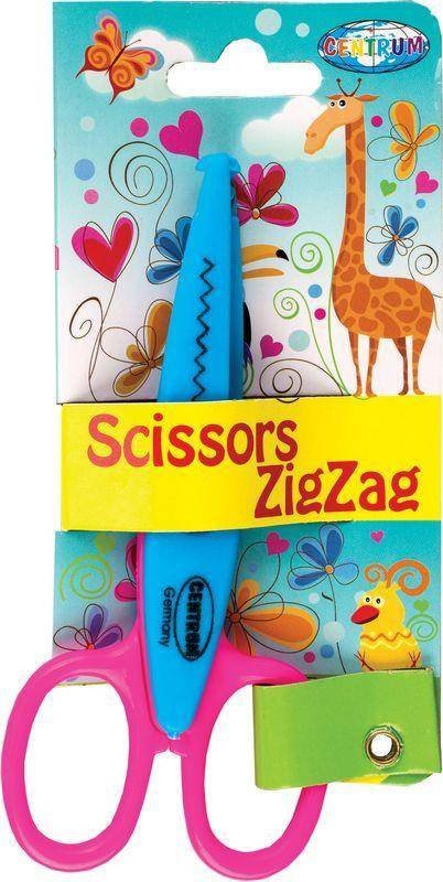 NOŻYCZKI 135MM CENTRUM ZIG ZAG 80184 MIX