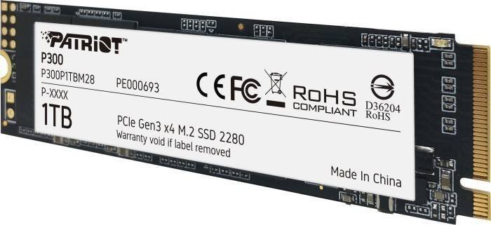 PATRIOT DYSK SSD P300 1TB M.2 PCIE GEN 3 X4 2100/1650