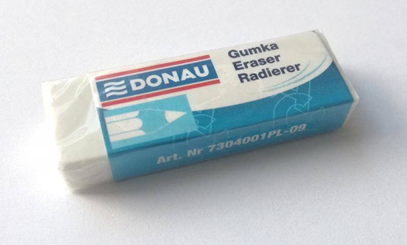 GUMKA DO ŚCIERANIA DONAU BIAŁA 62X21X11MM 2SZT