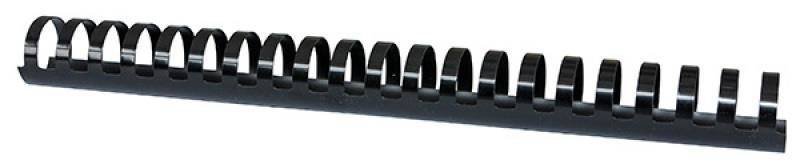 GRZBIET PLASTIKOWY 28,5MM (270 KARTEK) OFFICE PRODUCTS CZARNY 50 SZT.