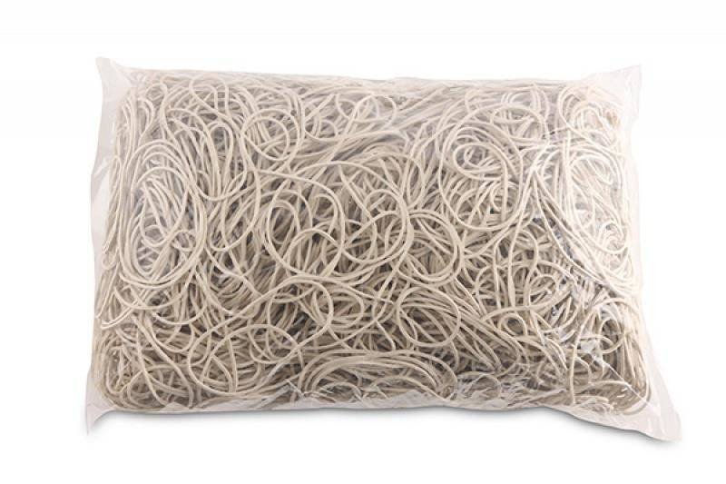 GUMKI RECEPTURKI OFFICE PRODUCTS 60MM 1,5X1,5MM 60% BIAŁE 1KG
