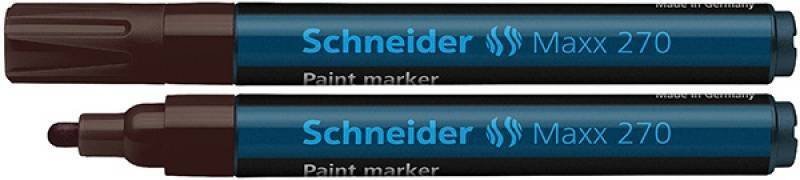 MARKER OLEJOWY SCHNEIDER MAXX 270 BRĄZOWY OKRĄGŁA 1-3MM