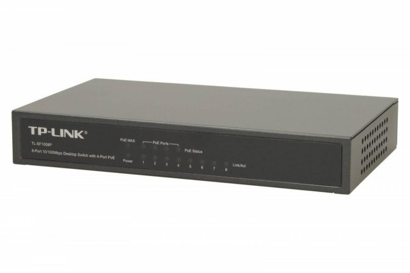 TP-LINK SF1008P SWITCH 8X10/100 POE DESKTOP