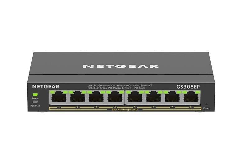 NETGEAR PRZEŁĄCZNIK GS308EP 8XGE POE+
