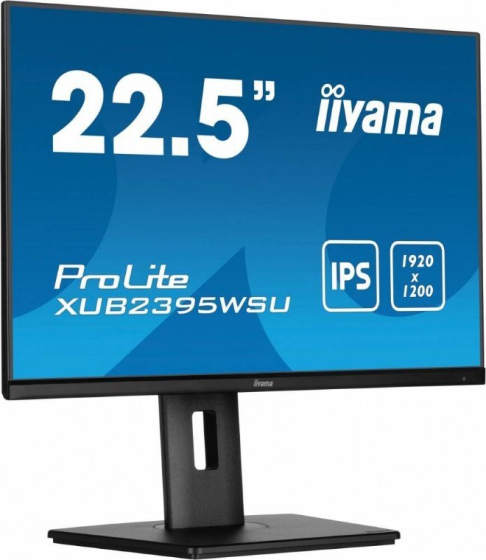 IIYAMA MONITOR 22.5 CALA XUB2395WSU-B5 IPS,PIVOT,1920X1200,DP,HDMI,VGA,16:10,2XUSB,2X2W,FREESYNC,HAS(150MM)