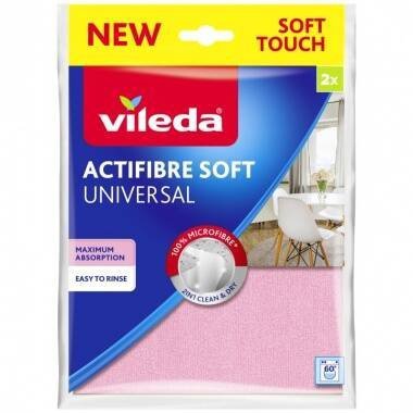 ŚCIERECZKA UNIWERSALNA VILEDA ACTIFIBRE SOFT VI171813 2SZT