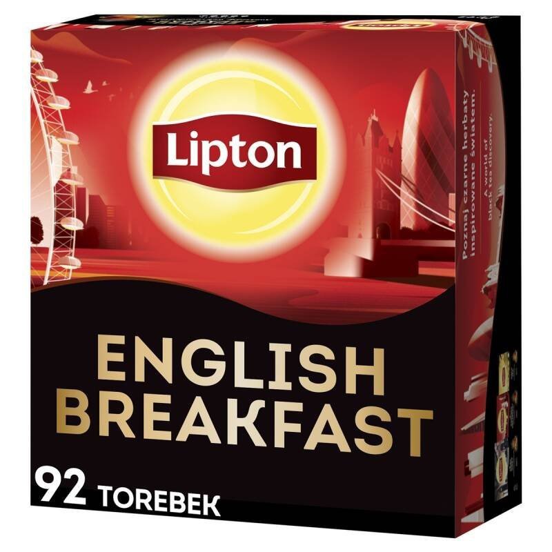 HERBATA CZARNA LIPTON ENGLISH BREAKFAST 92 TOREBKI