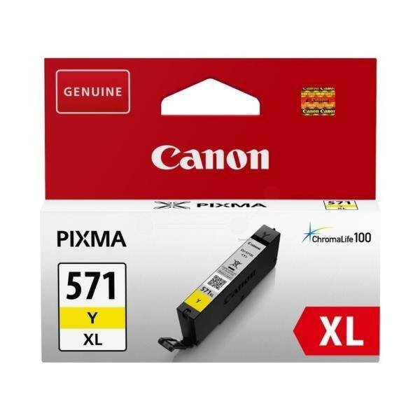 TUSZ ORYGINALNY CANON CLI571XL 0334C001 YELLOW 11 ML