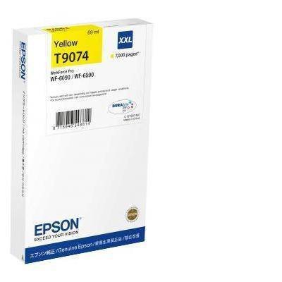 TUSZ ORYGINALNY EPSON T9074 C13T907440 YELLOW 69 ML