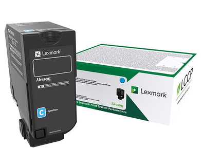 TONER ORYGINALNY LEXMARK 75B20C0 CYAN 10000 STRON