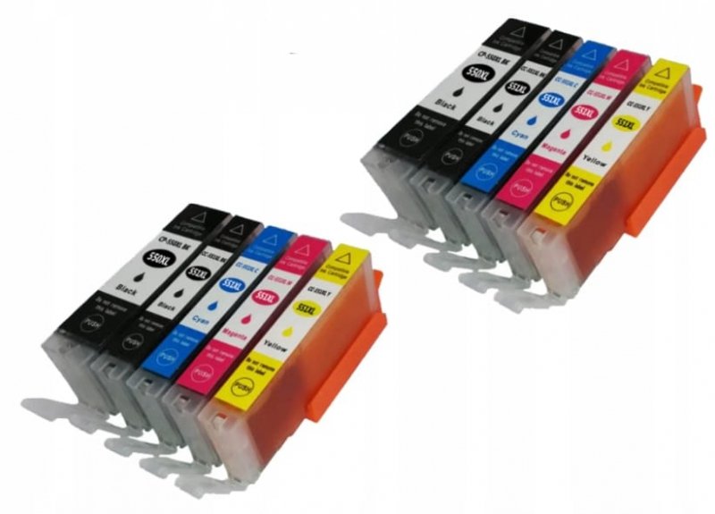 10 x TUSZE DO CANON PIXMA MG5750 MG6850 MG7750