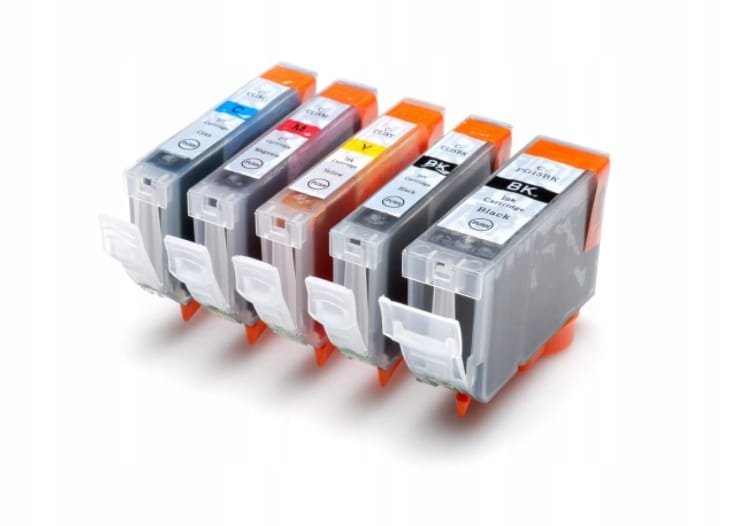 5 x TUSZE CANON PIXMA iP3000 iP3500 iP4200 iP4300